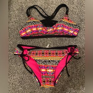 floral swimwear two pieces 👙